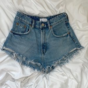 High Rise Zara Denim shorts